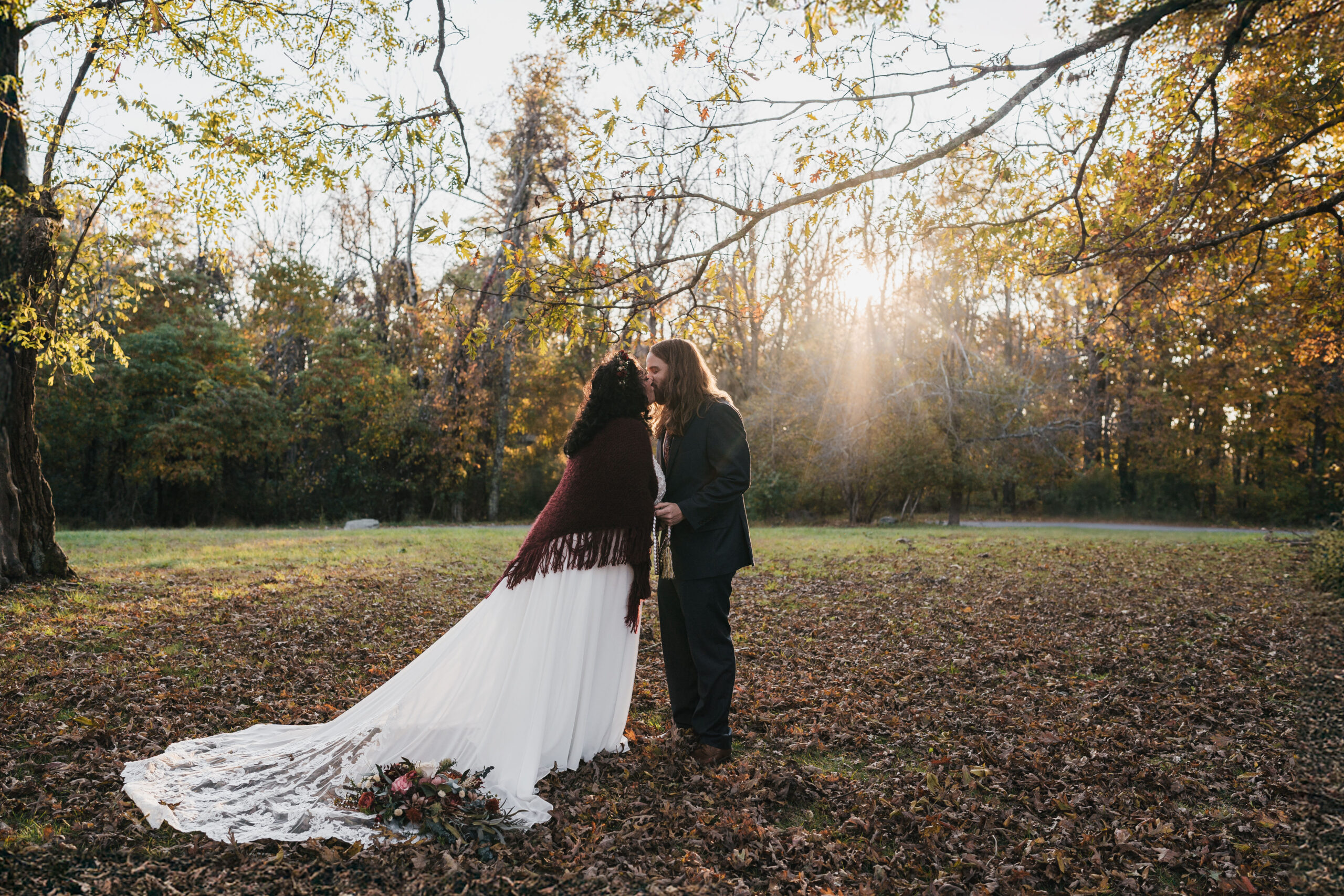 Wedding ceremony in Shenandoah National Park