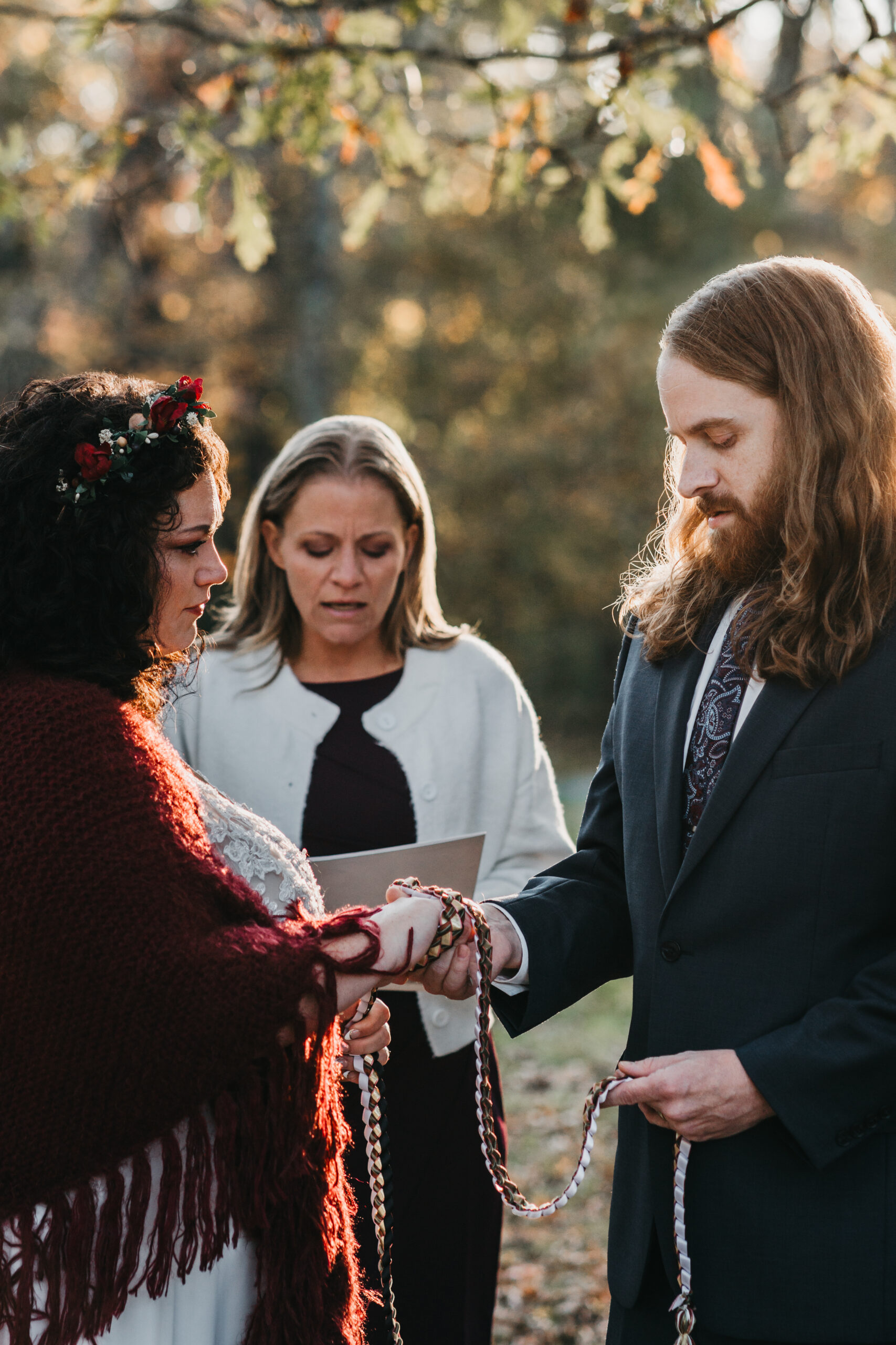 Wedding ceremony in Shenandoah National Park