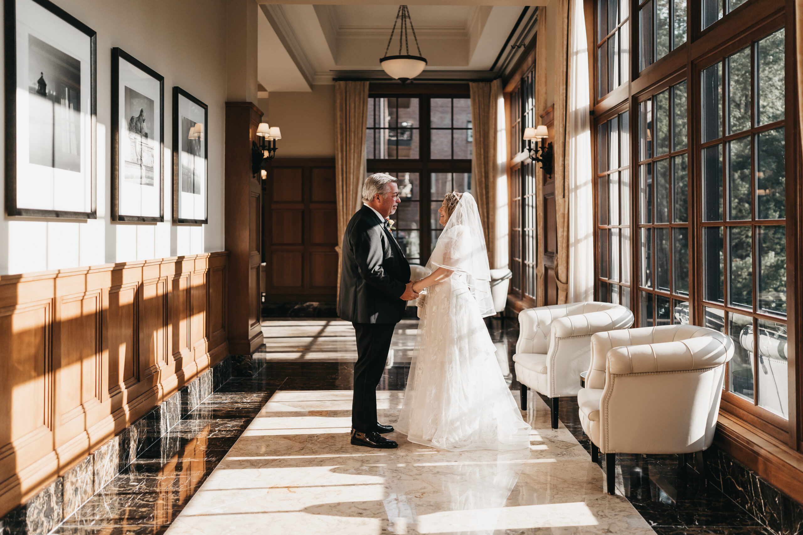 Intimate Michigan wedding at the Royal Park Hotel.
